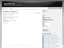 Tablet Screenshot of mini4wdfreaks.wordpress.com