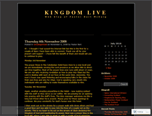 Tablet Screenshot of kingdomlive.wordpress.com