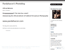 Tablet Screenshot of pandahaccer.wordpress.com