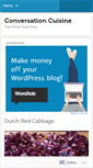 Mobile Screenshot of conversationcuisine.wordpress.com