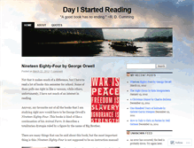 Tablet Screenshot of dayistartedreading.wordpress.com