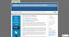 Desktop Screenshot of bradentonbankruptcylawyer.wordpress.com