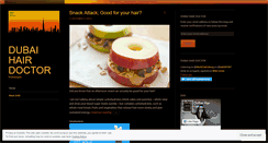 Desktop Screenshot of dubaihairdoctor.wordpress.com