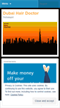 Mobile Screenshot of dubaihairdoctor.wordpress.com