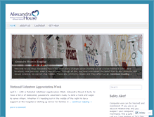Tablet Screenshot of alexhousemn.wordpress.com