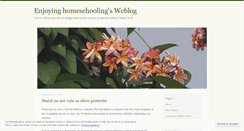Desktop Screenshot of enjoyinghomeschooling.wordpress.com