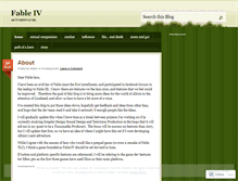 Tablet Screenshot of fableiv.wordpress.com