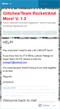 Mobile Screenshot of glitchedrocket.wordpress.com