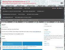Tablet Screenshot of glitchedrocket.wordpress.com