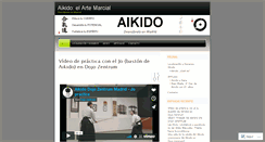 Desktop Screenshot of aikidoartemarcial.wordpress.com