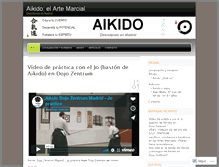 Tablet Screenshot of aikidoartemarcial.wordpress.com