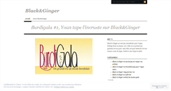 Desktop Screenshot of blackndginger.wordpress.com