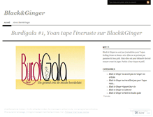 Tablet Screenshot of blackndginger.wordpress.com