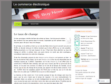 Tablet Screenshot of commerceenligne.wordpress.com