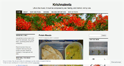 Desktop Screenshot of krishnnaleela.wordpress.com