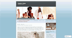 Desktop Screenshot of destinysbride.wordpress.com