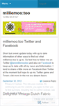 Mobile Screenshot of milliemootoo.wordpress.com