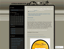 Tablet Screenshot of citrusmoon.wordpress.com
