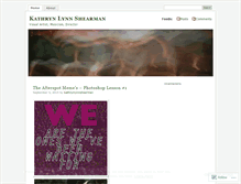 Tablet Screenshot of kathrynlynnshearman.wordpress.com