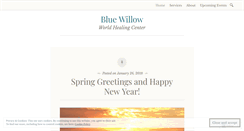 Desktop Screenshot of bluewillow88.wordpress.com