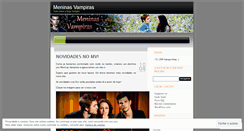 Desktop Screenshot of meninasvampiras.wordpress.com