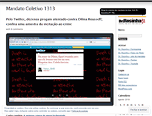 Tablet Screenshot of mandatocoletivo.wordpress.com