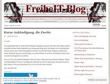 Tablet Screenshot of freiheitblog.wordpress.com