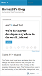 Mobile Screenshot of barnez28.wordpress.com