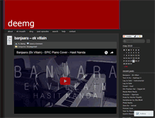 Tablet Screenshot of deemg.wordpress.com