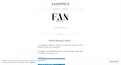 Desktop Screenshot of fanoptics.wordpress.com
