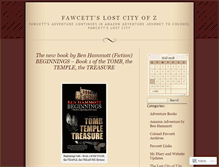 Tablet Screenshot of colonelfawcett.wordpress.com
