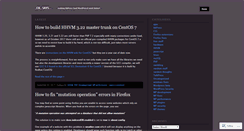 Desktop Screenshot of ckon.wordpress.com