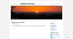 Desktop Screenshot of deldousset.wordpress.com
