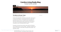 Desktop Screenshot of carolinalivingrealty.wordpress.com