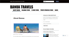 Desktop Screenshot of banuatravels.wordpress.com