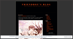 Desktop Screenshot of friendboy.wordpress.com