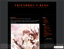Tablet Screenshot of friendboy.wordpress.com