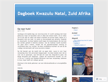 Tablet Screenshot of dagboekzuidafrika.wordpress.com