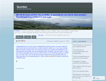 Tablet Screenshot of buzznbizz.wordpress.com