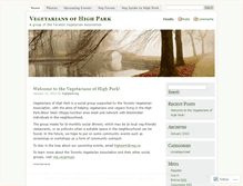 Tablet Screenshot of highparkveg.wordpress.com