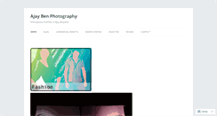 Desktop Screenshot of ajaybenphotography.wordpress.com