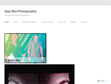 Tablet Screenshot of ajaybenphotography.wordpress.com
