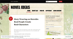 Desktop Screenshot of novelideaslifeofateenwriter.wordpress.com