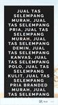 Mobile Screenshot of jualtasselempangmurah.wordpress.com