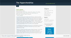 Desktop Screenshot of hyperchondria.wordpress.com
