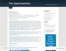 Tablet Screenshot of hyperchondria.wordpress.com