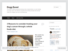 Tablet Screenshot of doggeared.wordpress.com