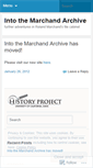 Mobile Screenshot of marchandarchive.wordpress.com