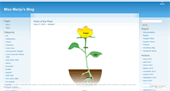 Desktop Screenshot of missmariju.wordpress.com