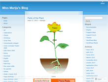 Tablet Screenshot of missmariju.wordpress.com